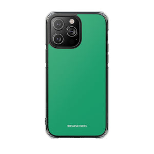 Crayola Green | Phone Case for iPhone (Clear Impact Case - Magnetic)