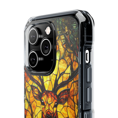 Glowing Stag Emerges iPhone Case - Impact
