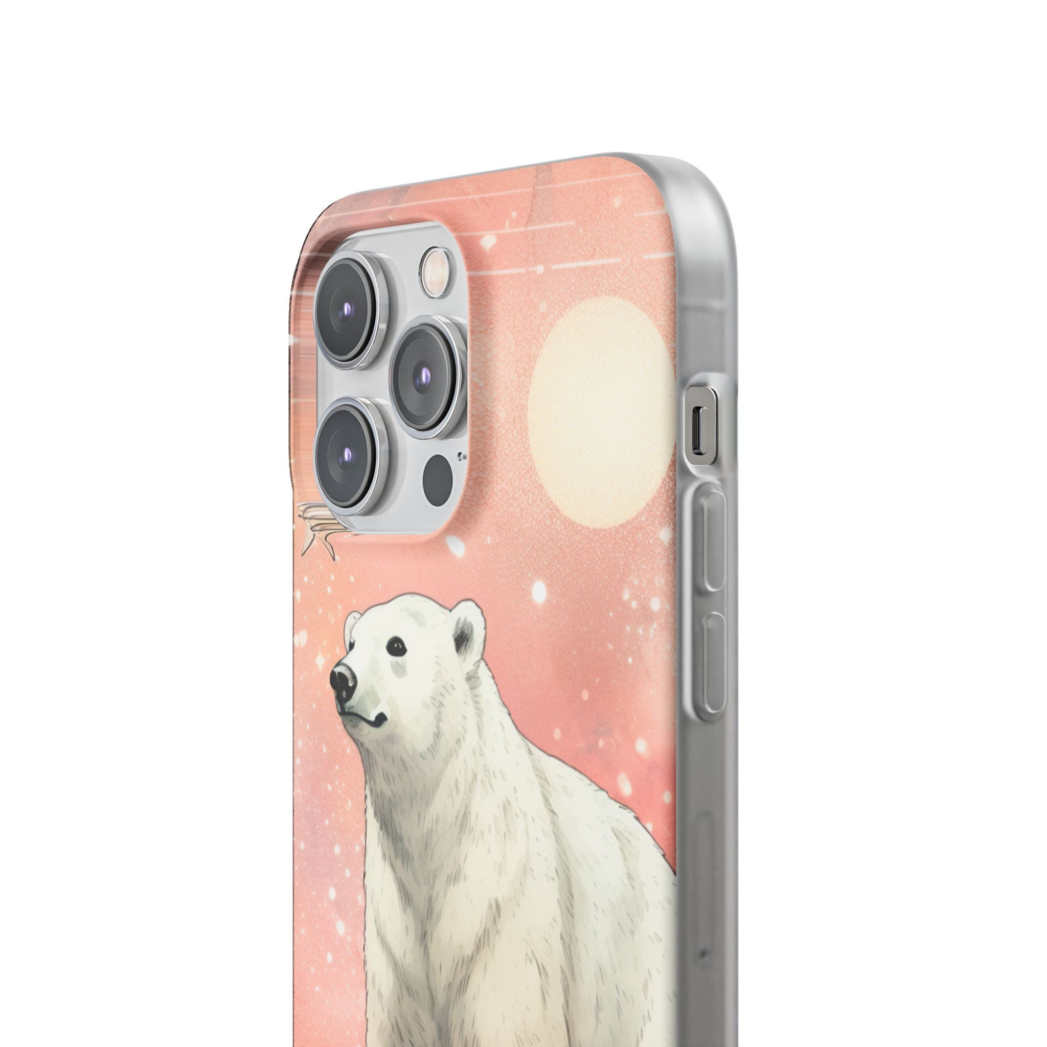 Polar Bear Dream iPhone 14 Pro Max Case - Soft