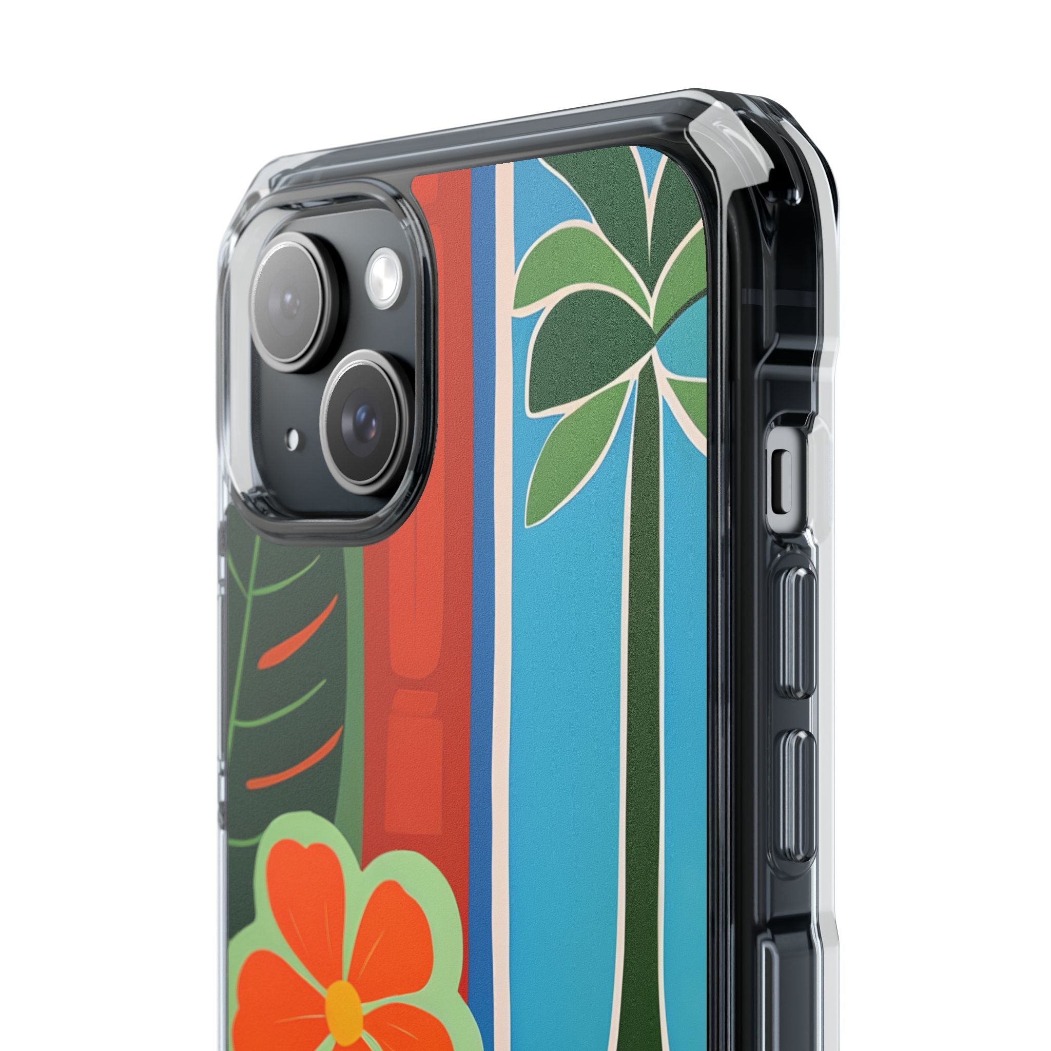 Tropical Geometry Harmony iPhone Case - Impact