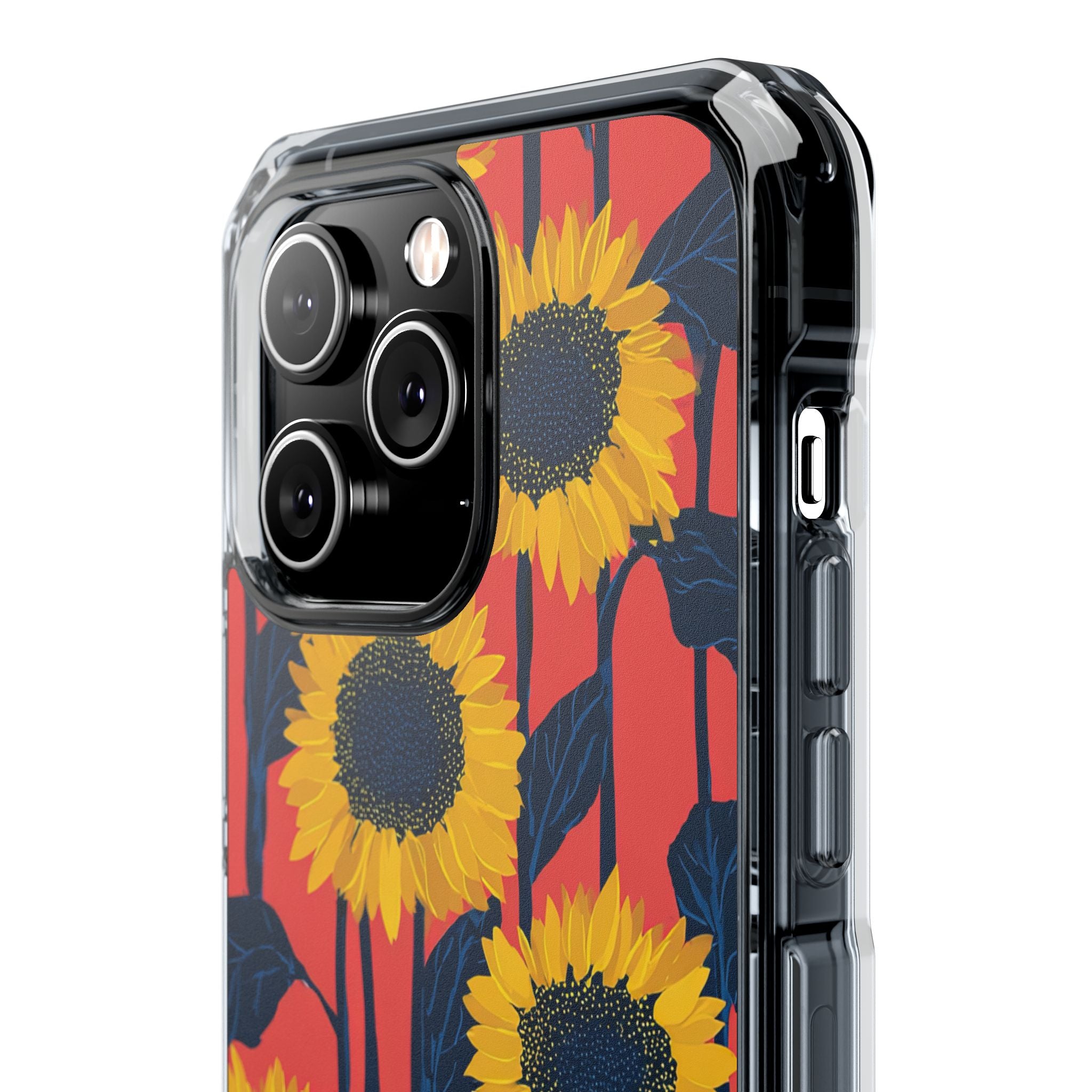 Vibrant Sunflower Rhythm iPhone Case - Impact