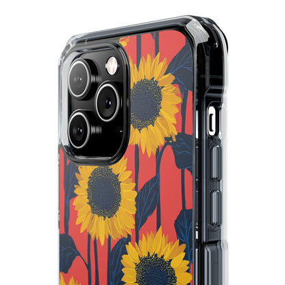 Vibrant Sunflower Rhythm iPhone Case - Impact
