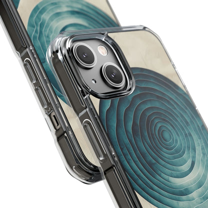 Waves Embrace Circles iPhone Case - Impact
