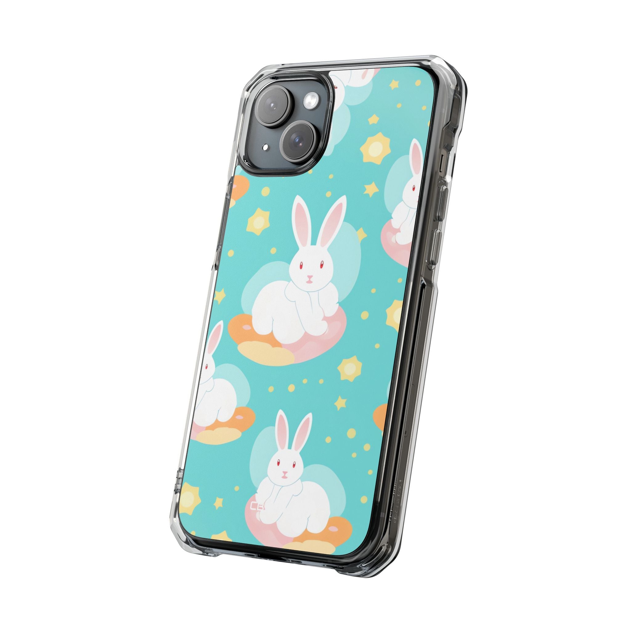 Bunnies Float Dreamily iPhone Case - Impact