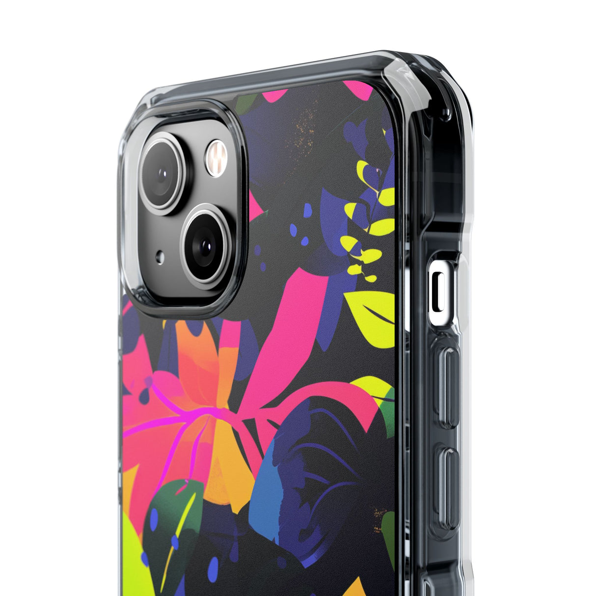 Neon Pantone Pattern | Phone Case for iPhone (Clear Impact Case - Magnetic)