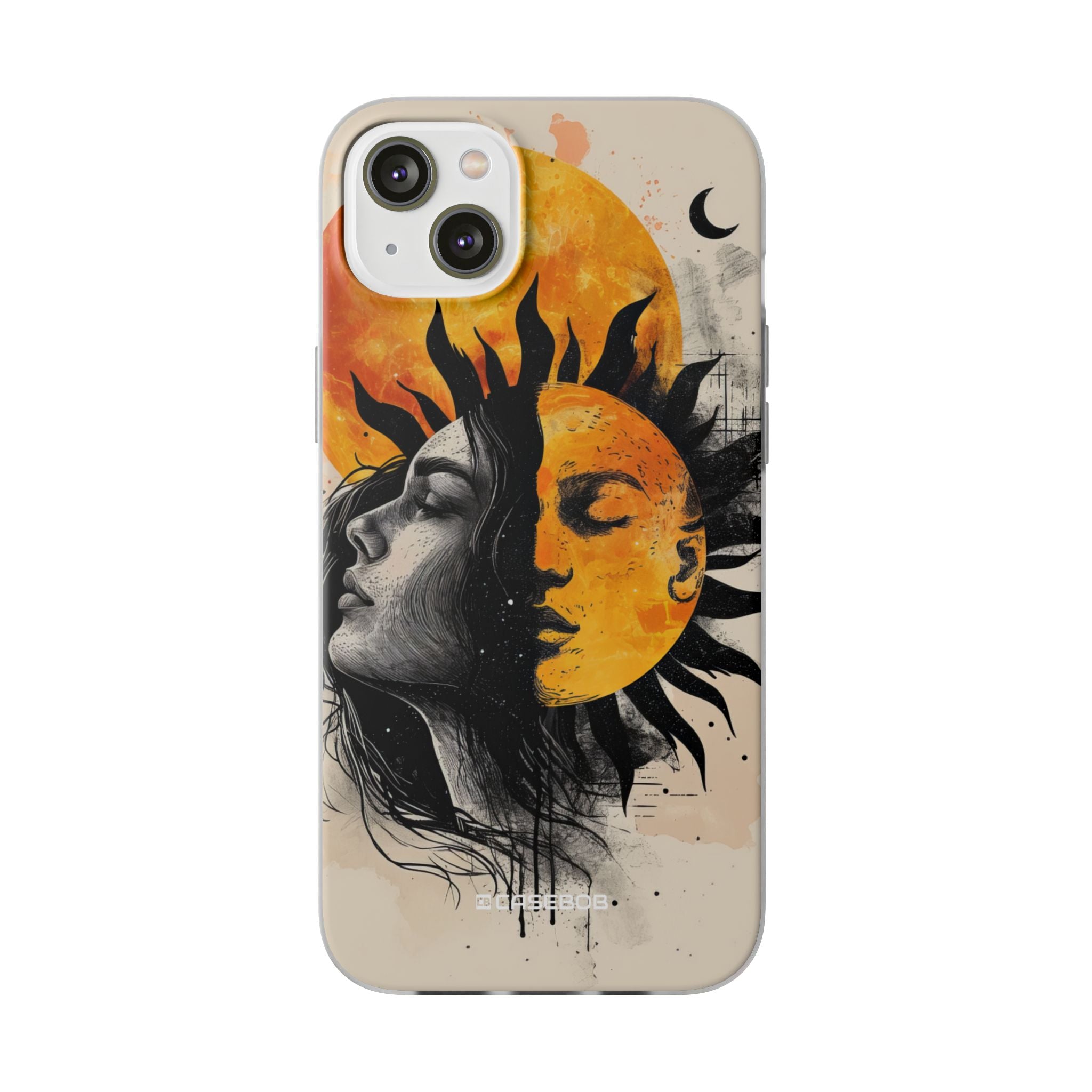 Sunlit Duality | Flexible Phone Case for iPhone