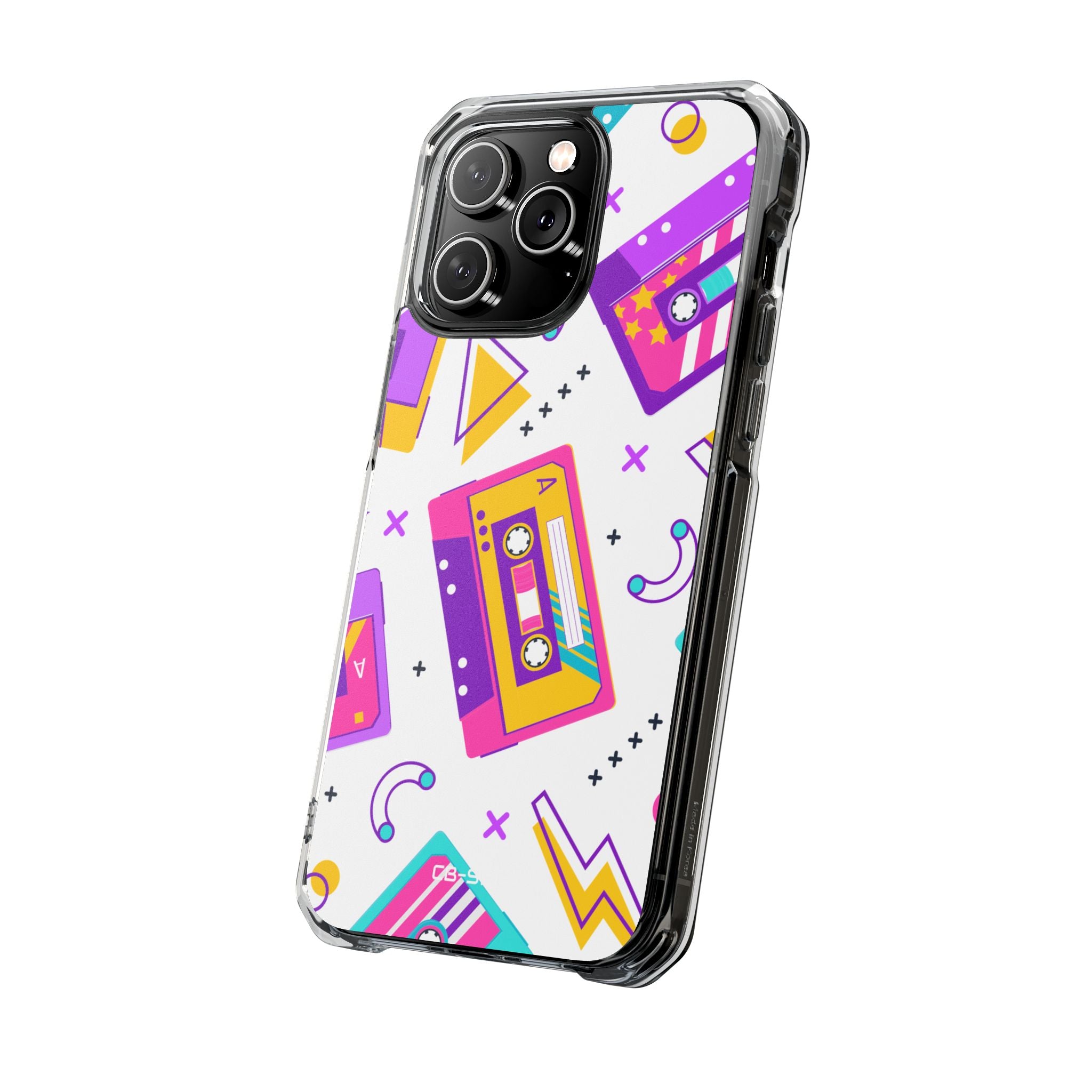 Retro Cassette Chaos iPhone Case - Impact