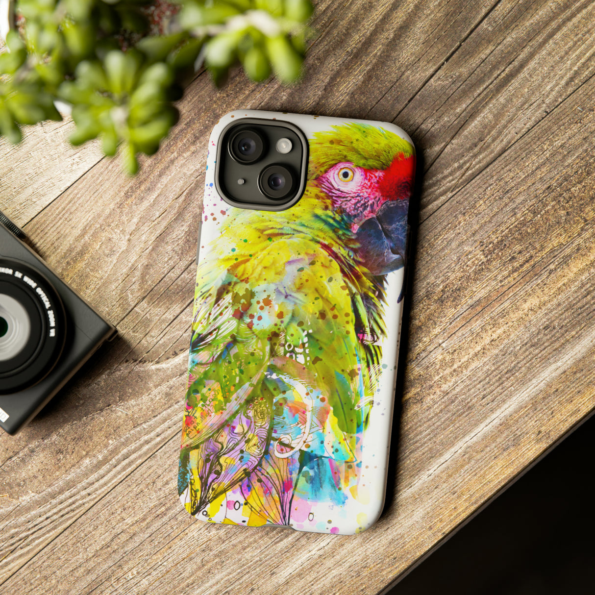 Colorful Parrot - Protective Phone Case