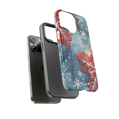 Winter Leaves Dance - iPhone Case