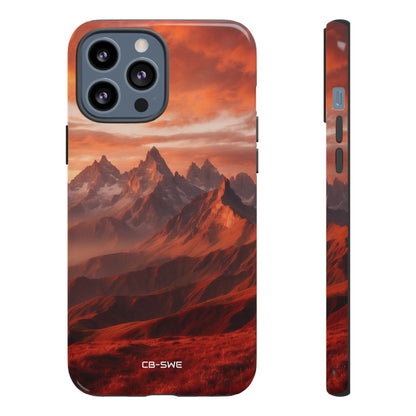 Mountain Peaks Glowing - iPhone Case