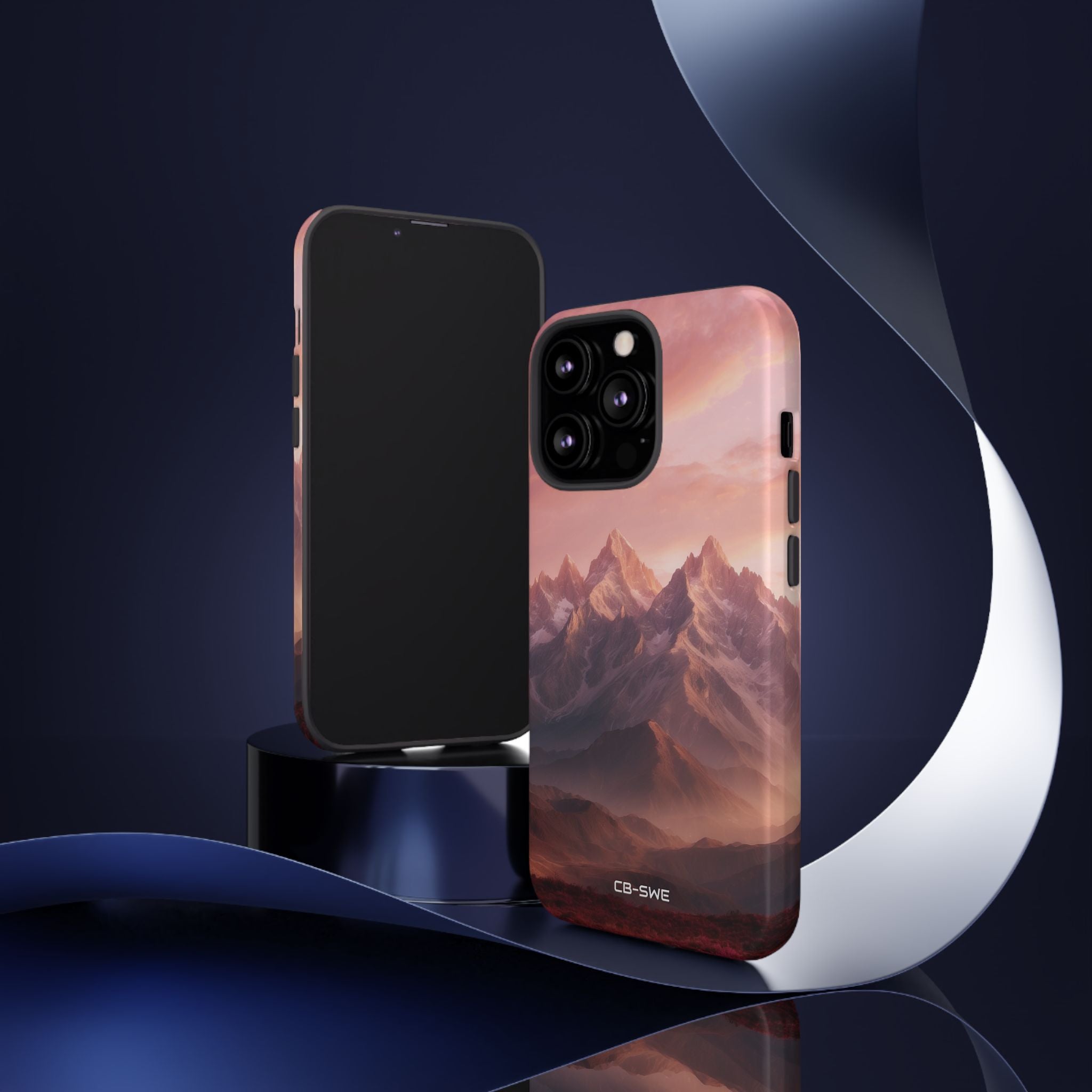 Vibrant Peaks Emerge - iPhone Case