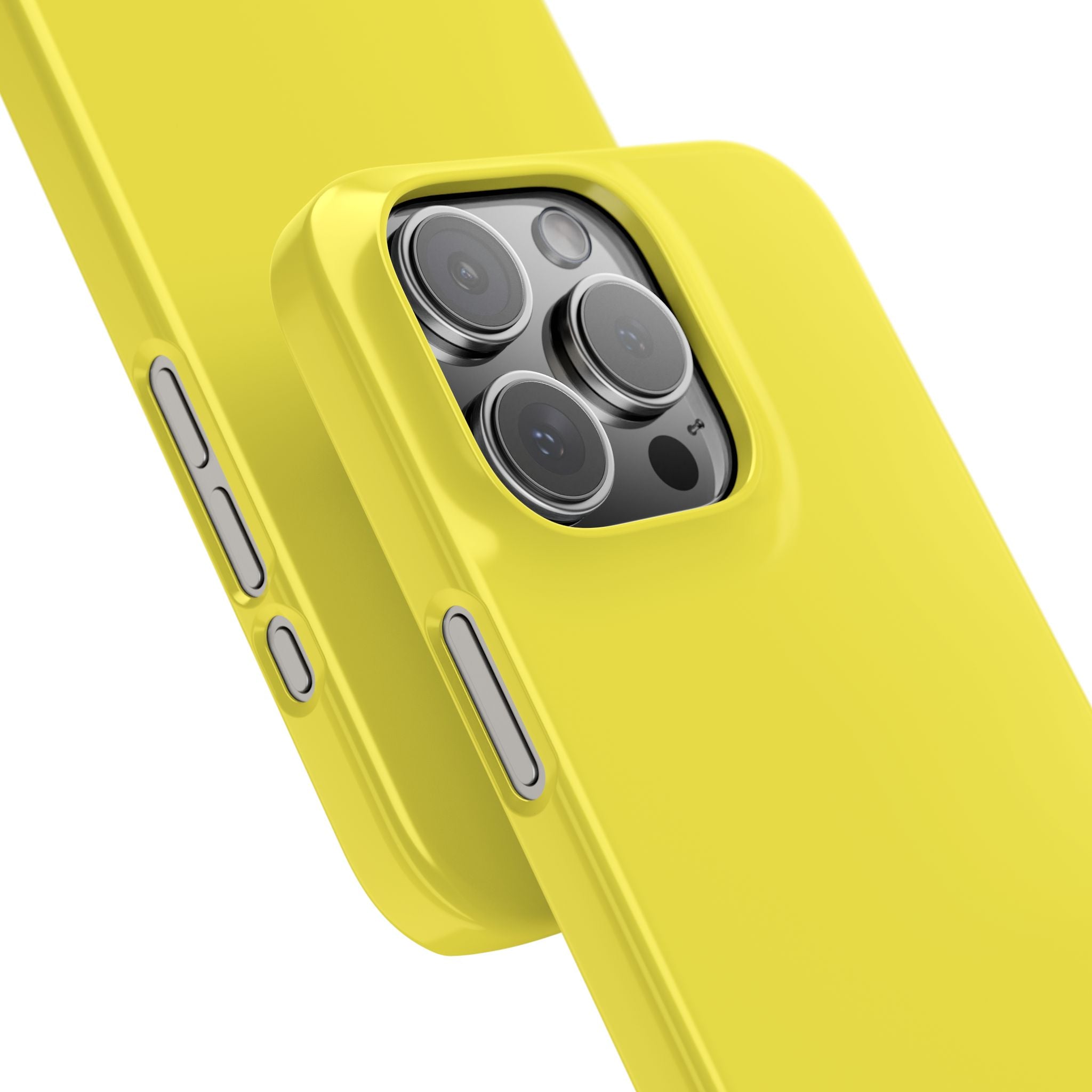 Lemon Yellow - Slim iPhone 16 Phone Case