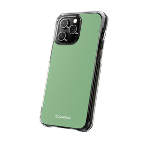 Dark Sea Green | Phone Case for iPhone (Clear Impact Case - Magnetic)