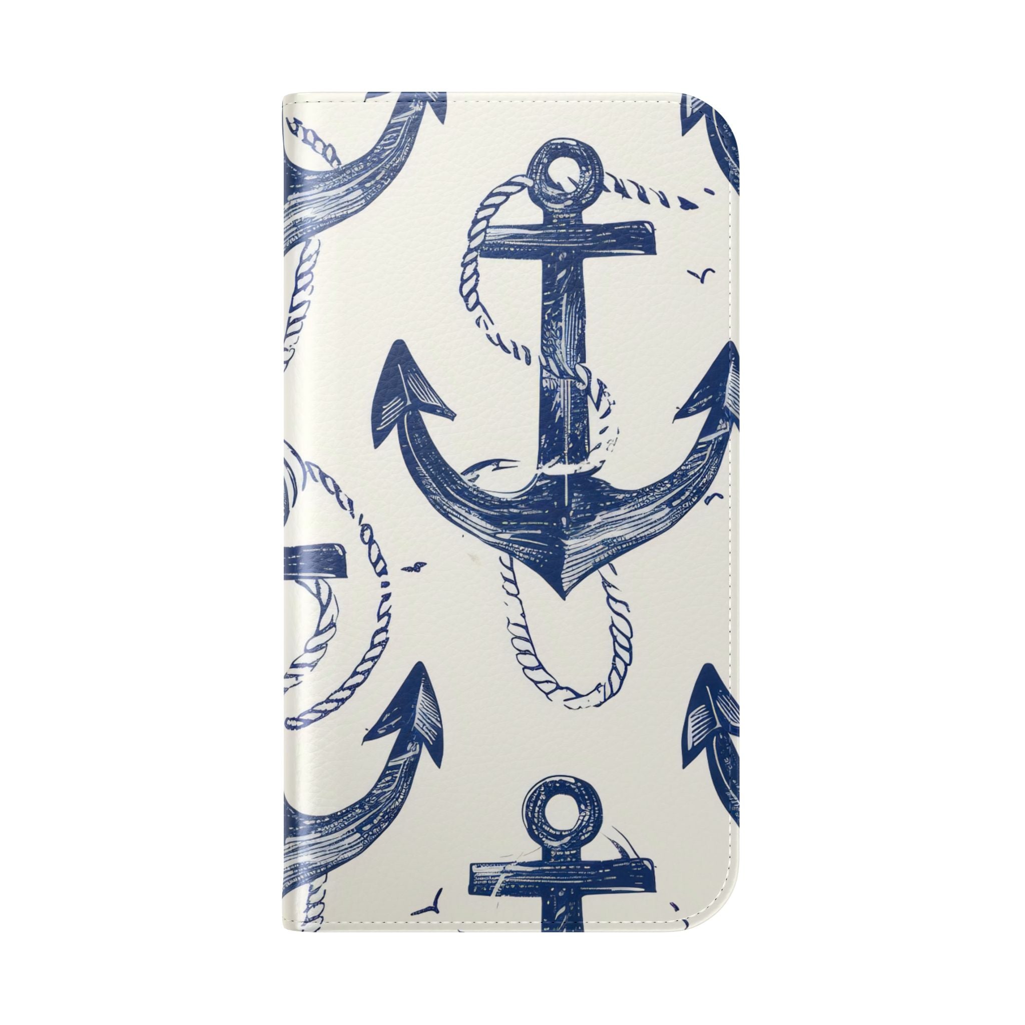 Blue Anchor Breeze - iPhone 15 Case - Wallet