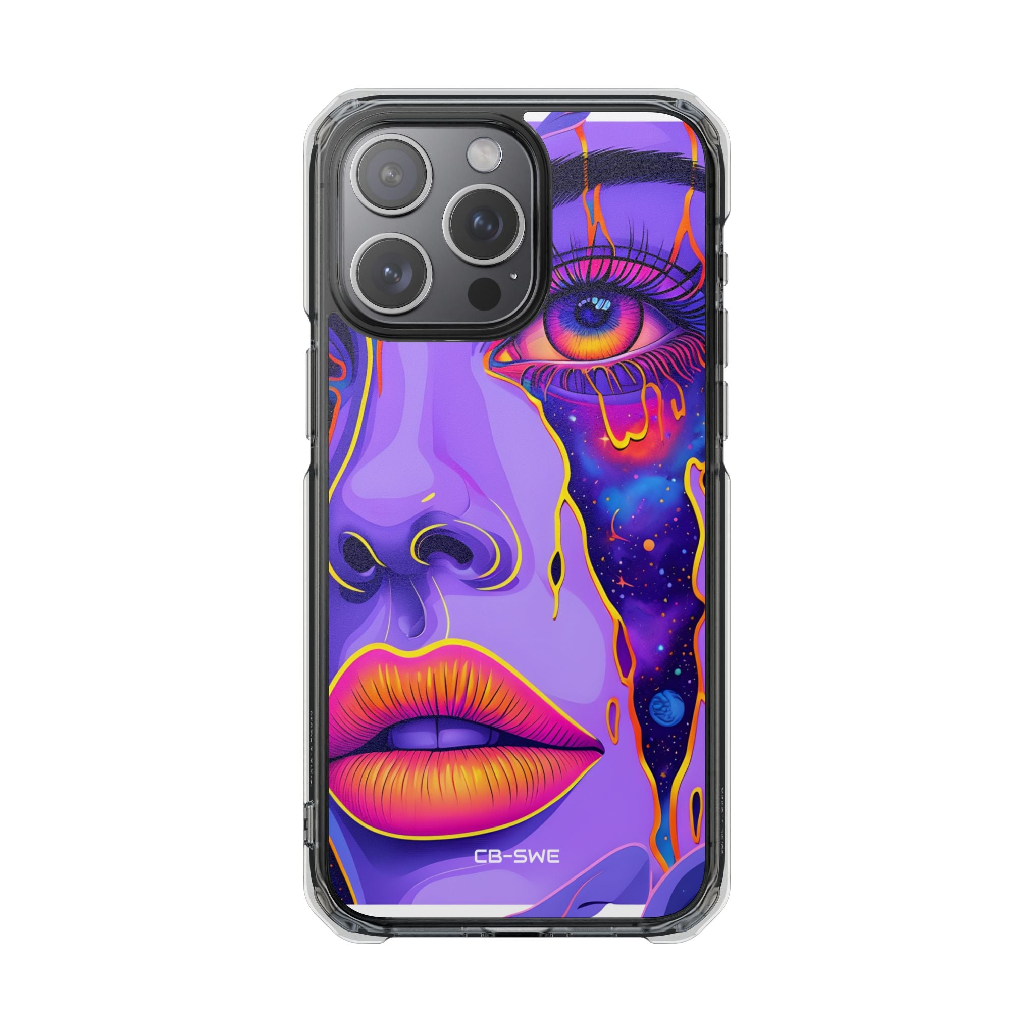 Cosmic Dreamscape Eye iPhone Case - Impact
