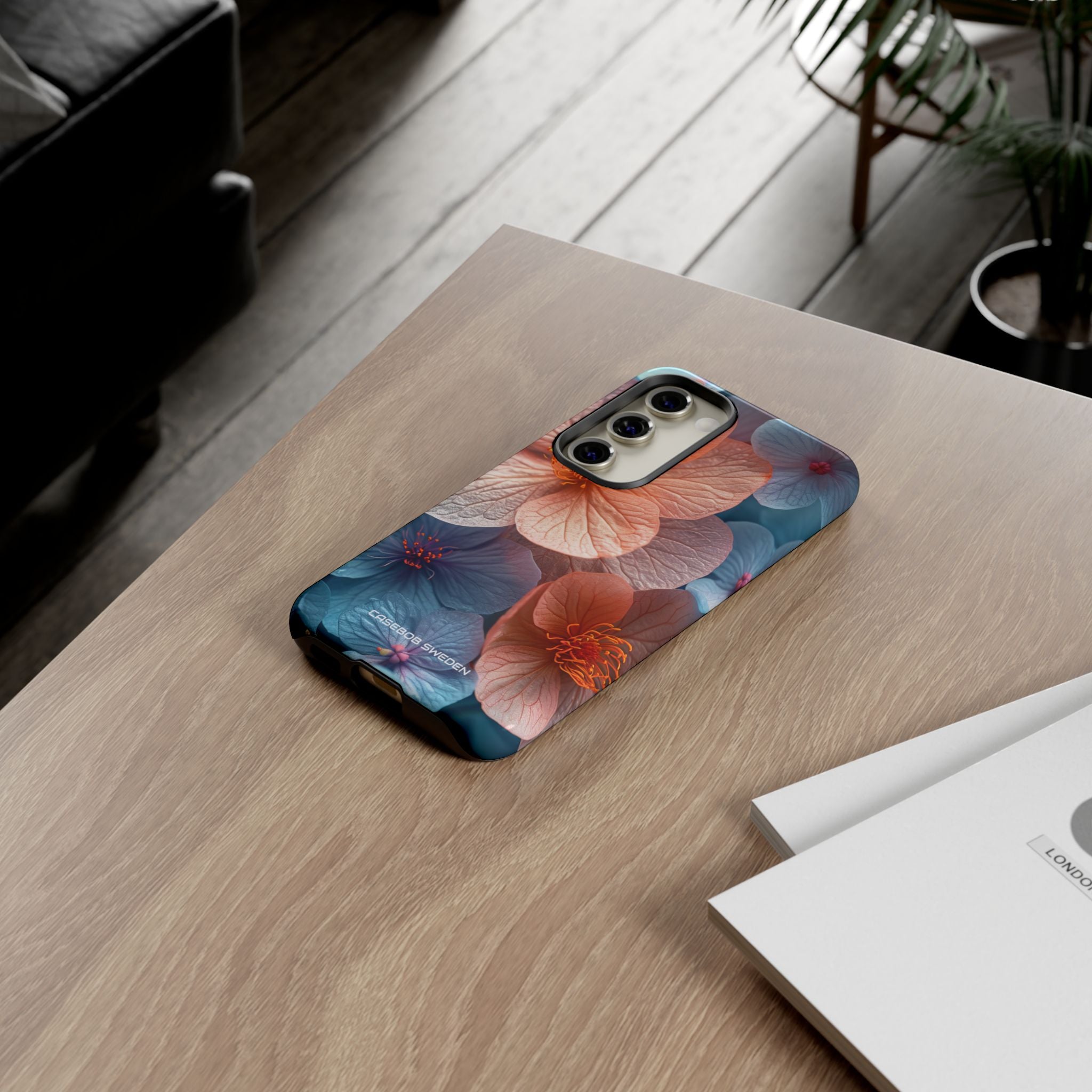 Peach Blossom Serenity - Tough Samsung S23 Phone Case