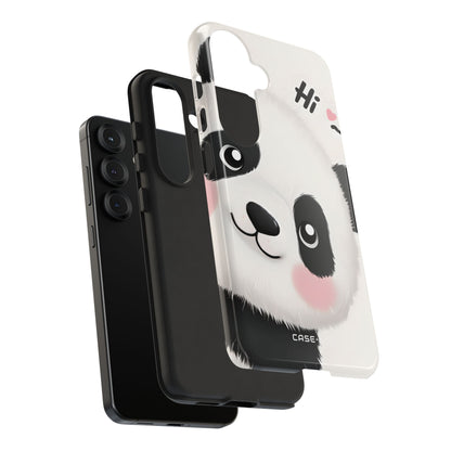 Panda Glow Samsung S25 Case - Tough