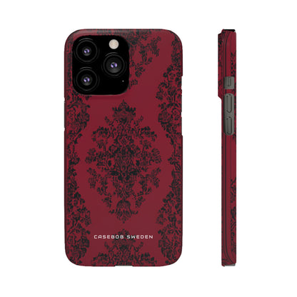 Gothic Crimson Elegance iPhone 13 - Slim Phone Case