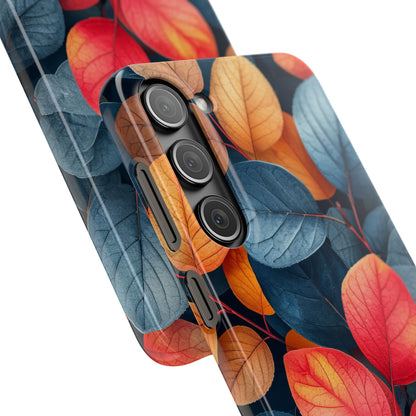 Vibrant Nature Leaves - Slim Samsung S23 Phone Case