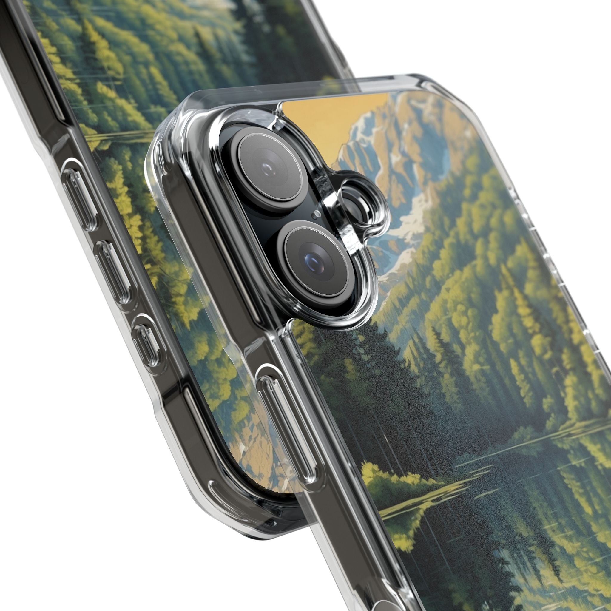 Mountain Peaks Reflect iPhone Case - Impact