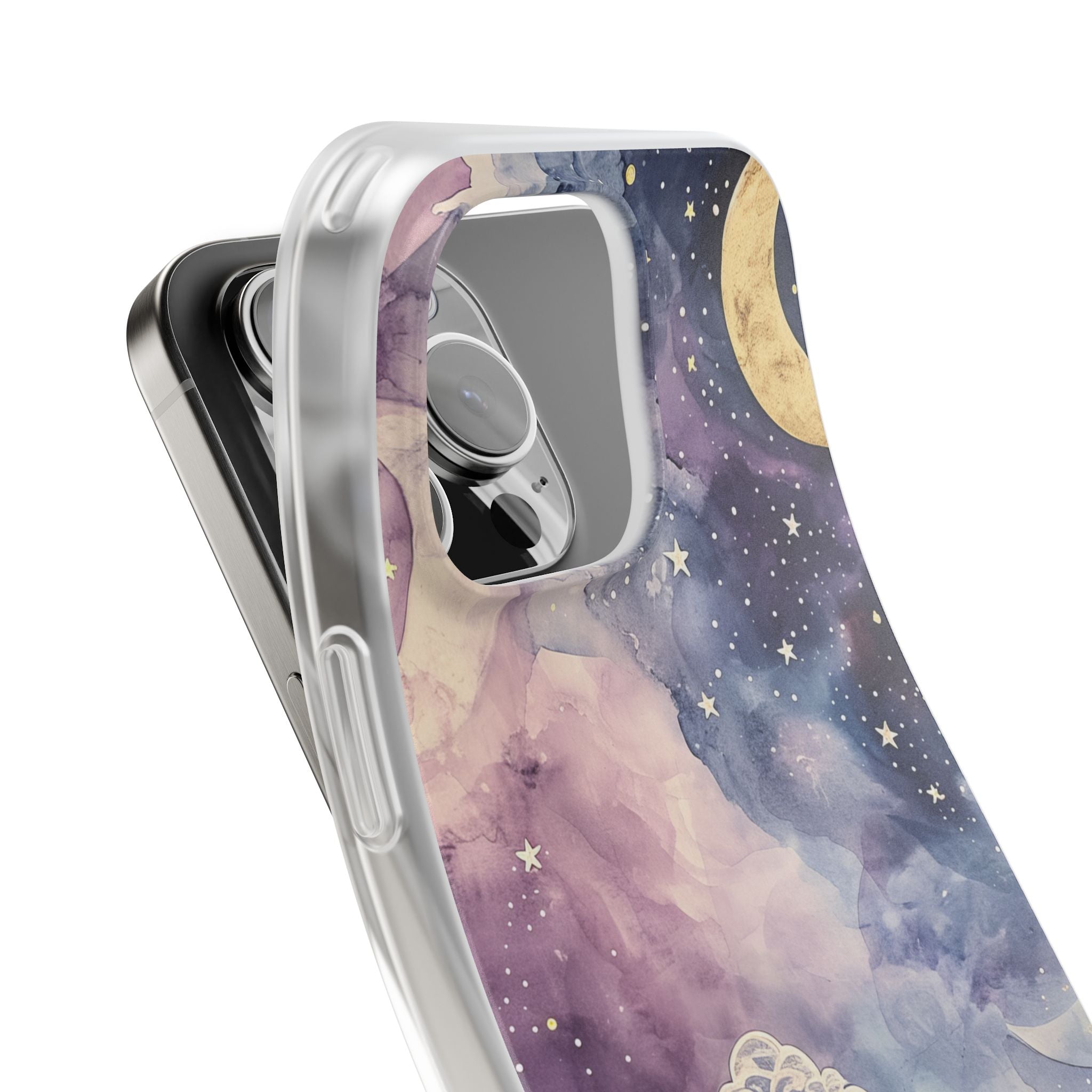 Dreamy Celestial Night - Flexi iPhone 16 Phone Case