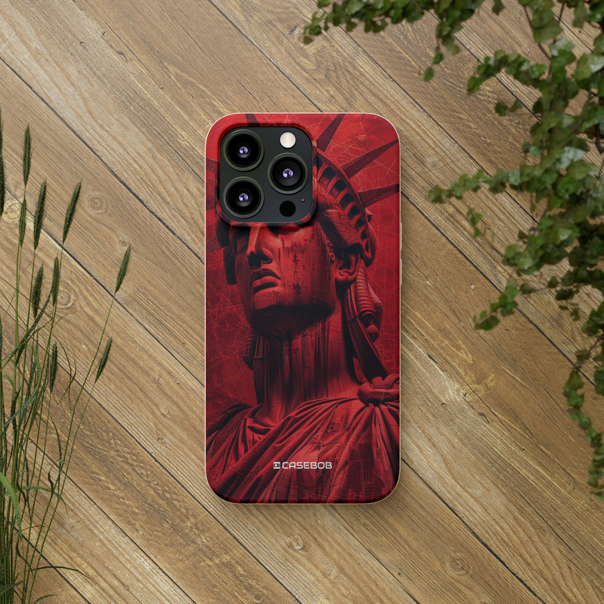 Red Liberty Revolution | Biodegradable Phone Case