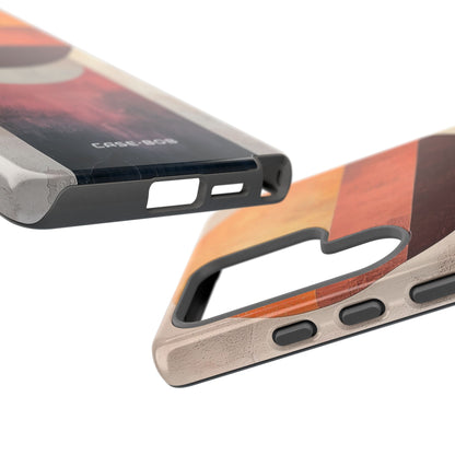 Sunset Orb Samsung S25 Ultra Case - Tough