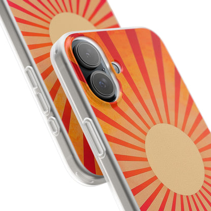 Sunburst Radiance iPhone 16 Plus Case - Soft