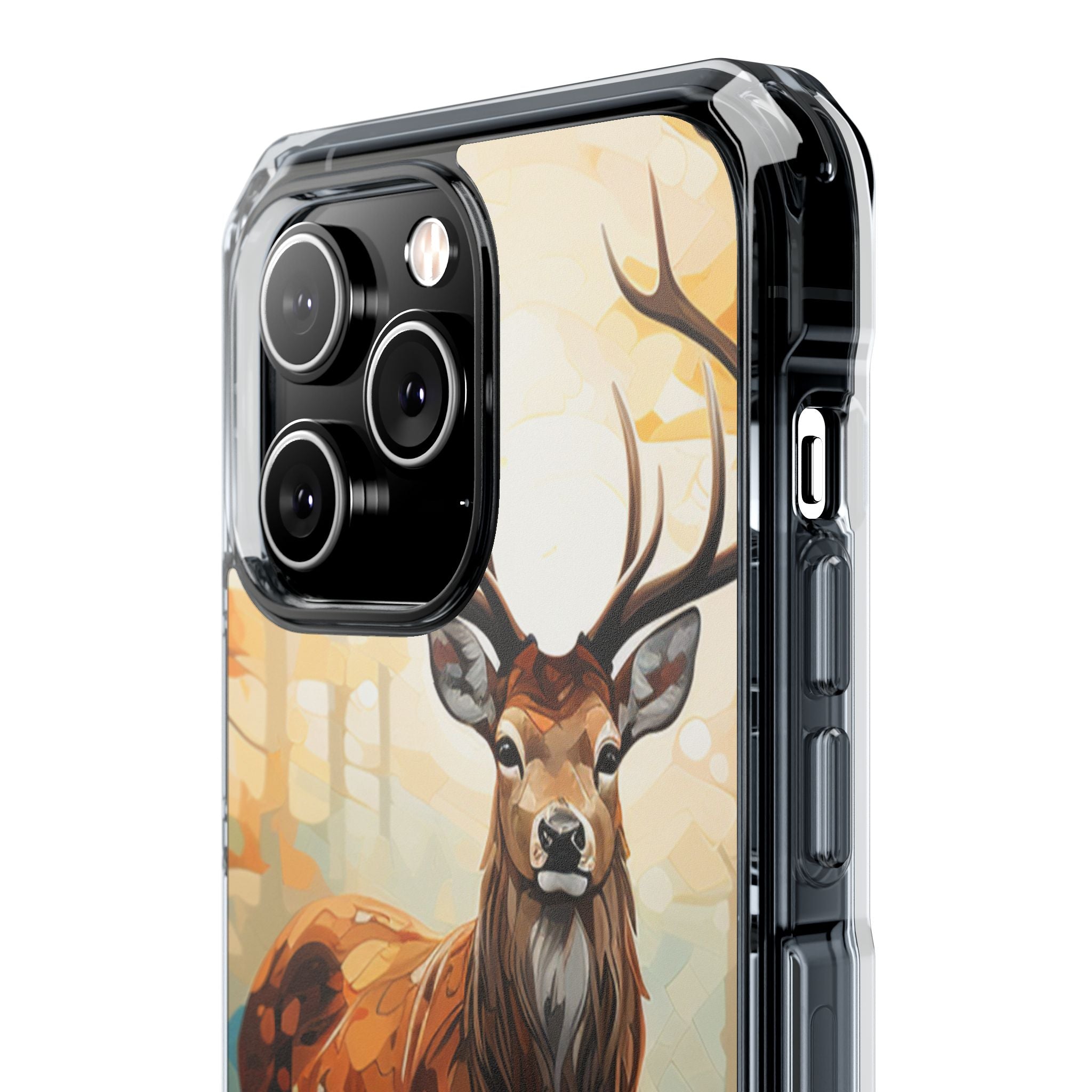 Glowing Stag iPhone 14 Pro Max Case - Impact