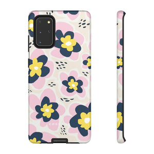 Pink Happy Flower - Protective Phone Case