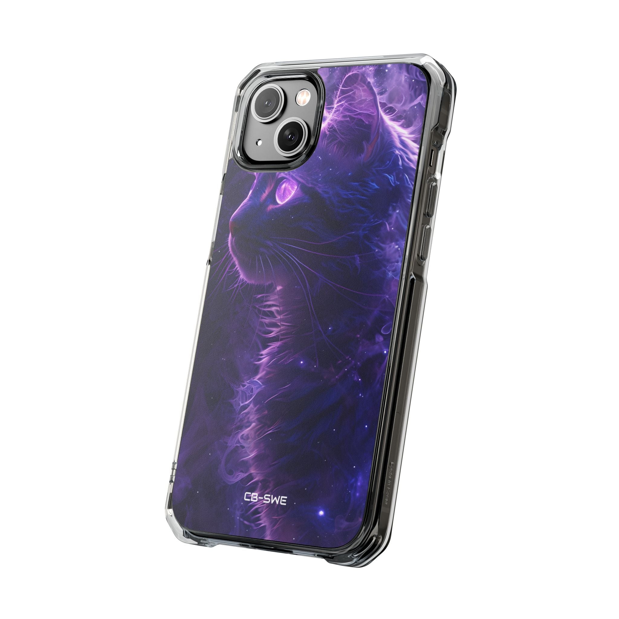 Mystical Starlit Cat iPhone Case - Impact