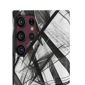 Monochrome Chaos | Slim Phone Case for Samsung