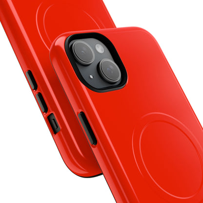 Scarlet Red - Tough + MagSafe® iPhone 15 Phone Case