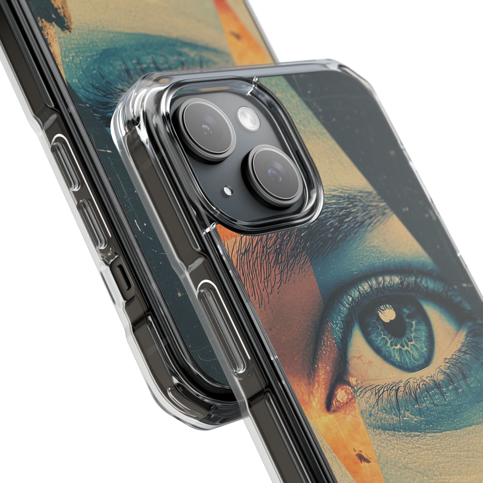 Eye Meets Mountains iPhone Case - Impact
