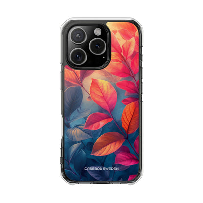 Red Blue Nature - Clear Impact iPhone 16 Phone Case