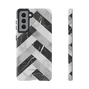 Grey Herringbone - Protective Phone Case