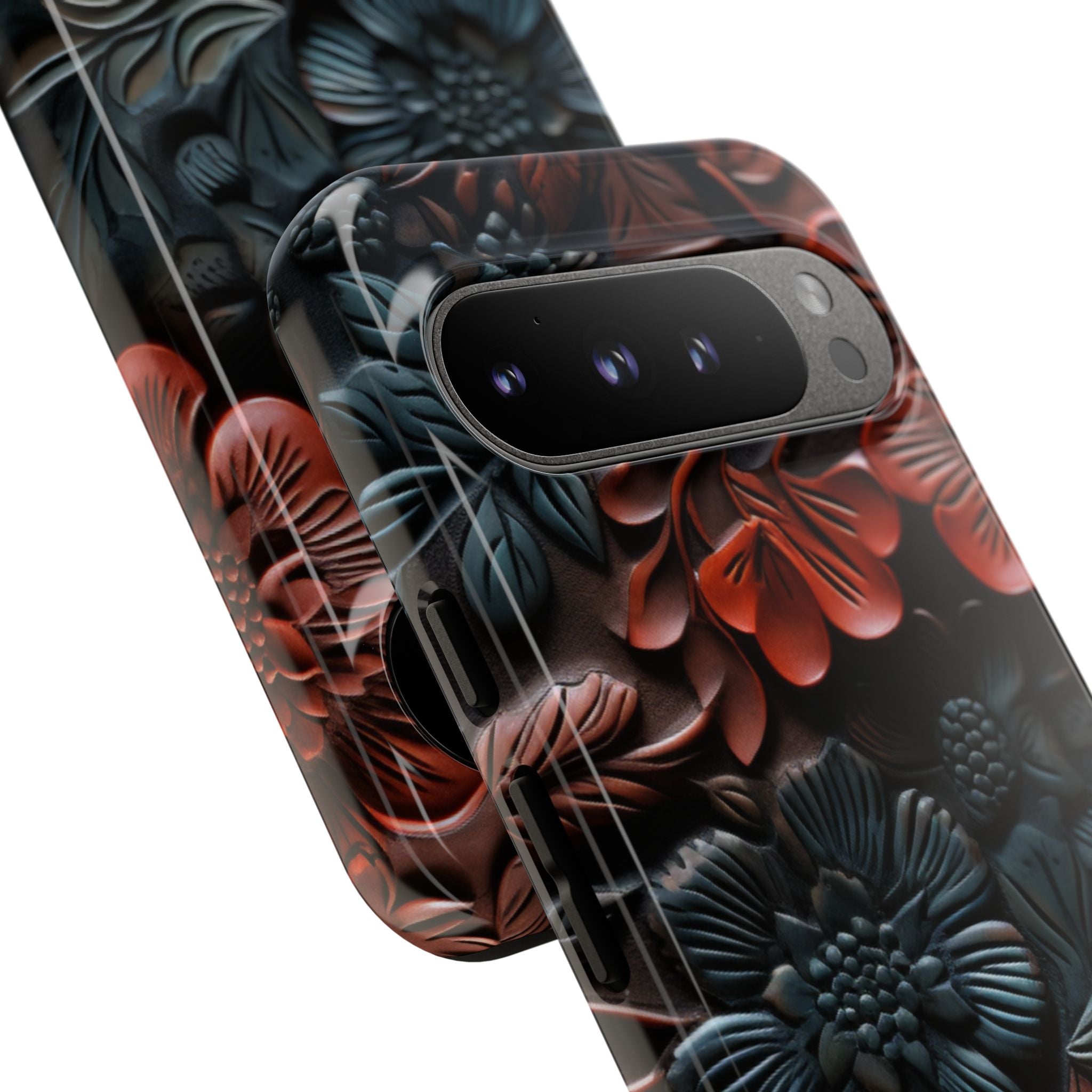 Sculpted Floral Elegance - Google Pixel Case