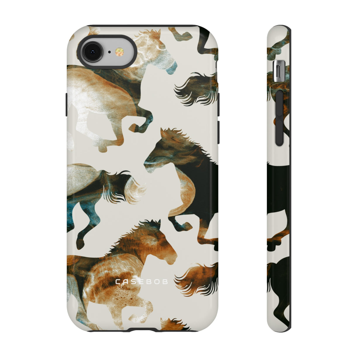 Tie Dye Horses - Protective Phone Case