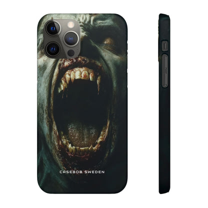 Gothic Wail of Decay iPhone 12 - Slim Phone Case