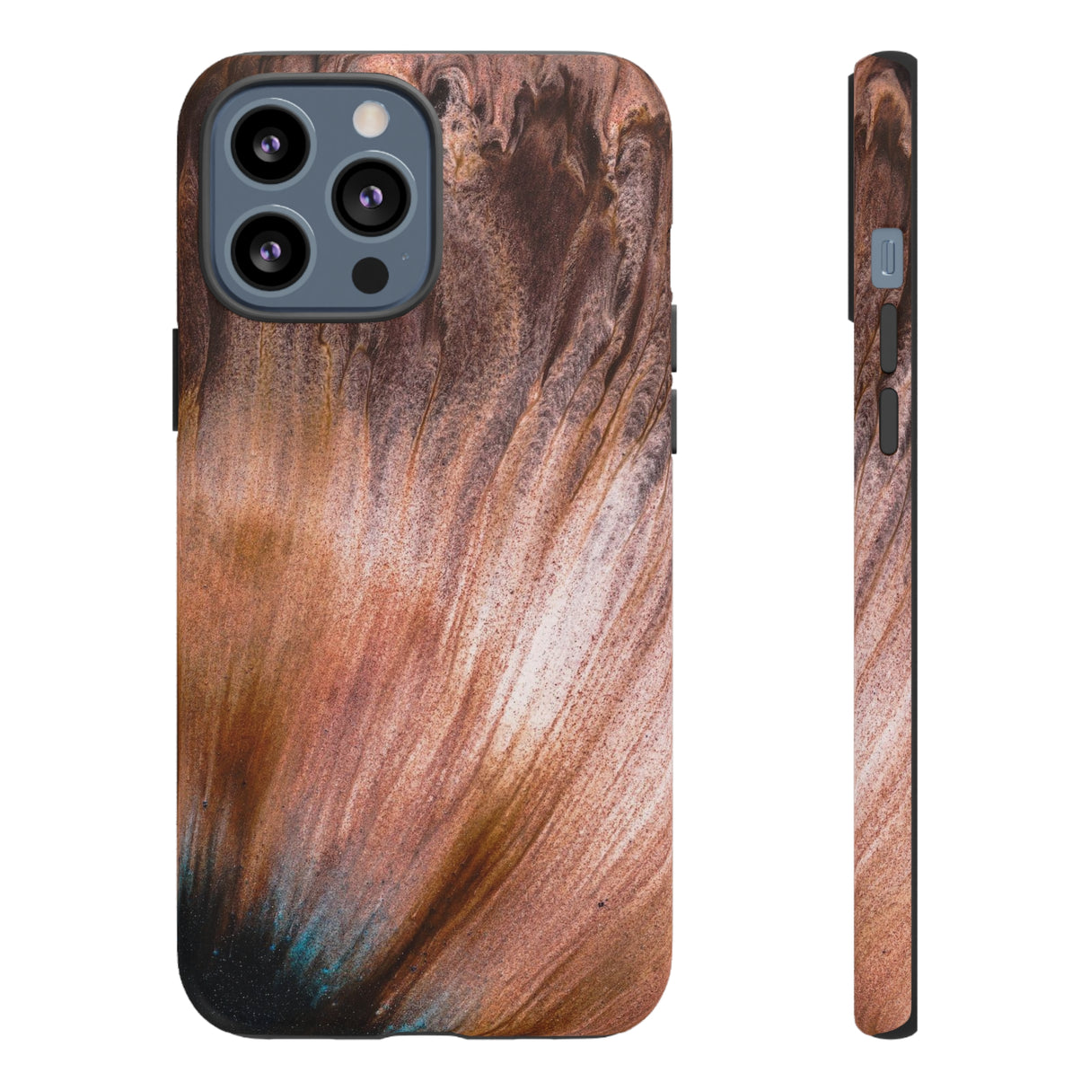 Light Brown Ink Art iPhone Case (Protective) iPhone 13 Pro Max Matte Phone Case