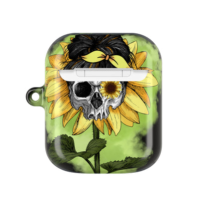 Skull Sunflower - AirPods Case