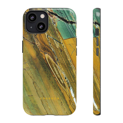 Cracked Yellow - Protective Phone Case