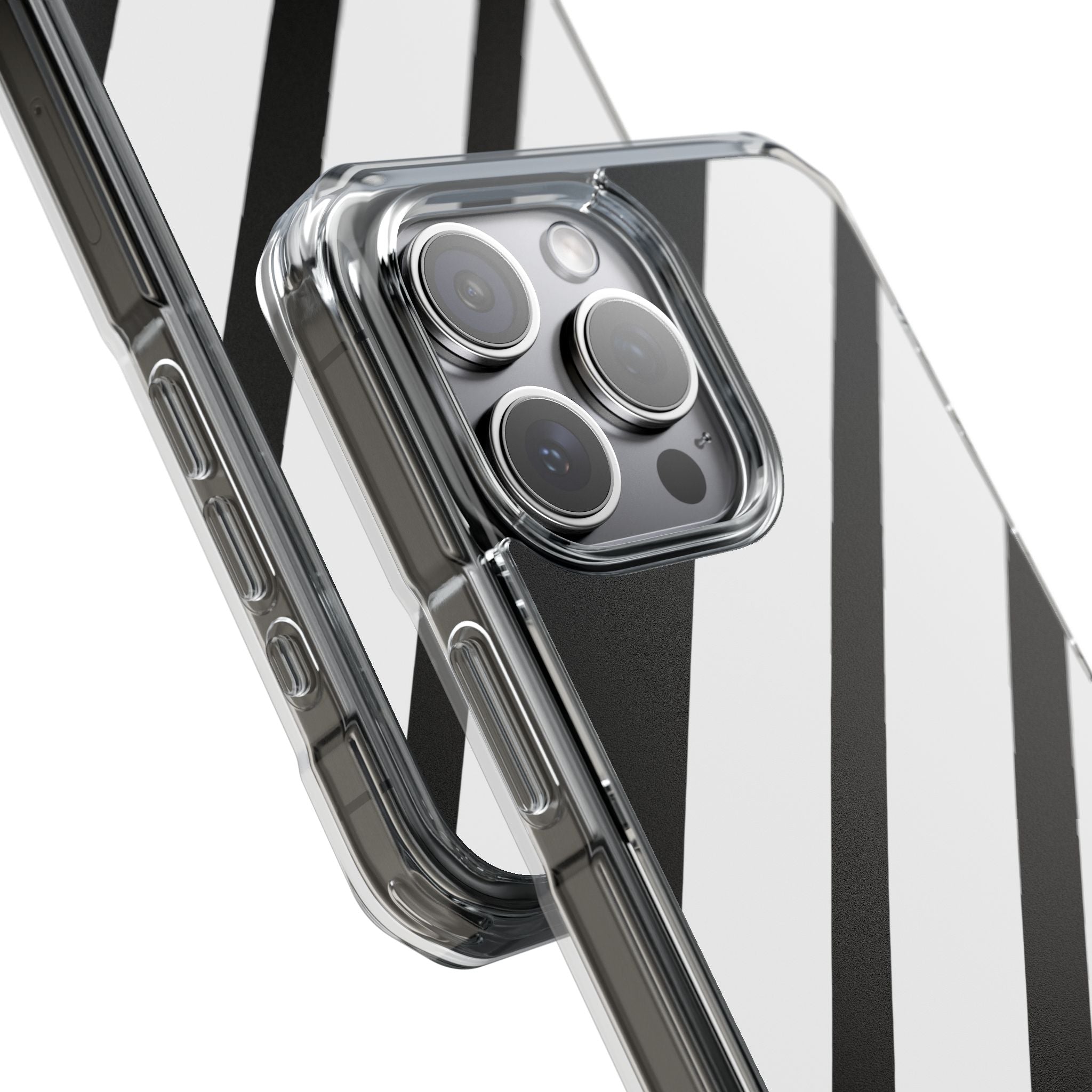 Monochrome Diagonal Symmetry iPhone Case - Impact