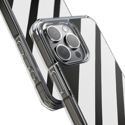 Monochrome Diagonal Symmetry iPhone Case - Impact