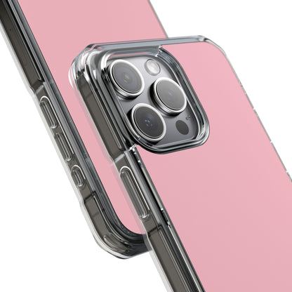 Pink Color - Clear Impact Case for iPhone