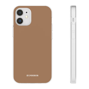 Chamoisee Brown | Handyhülle für iPhone (Flexi Case) 