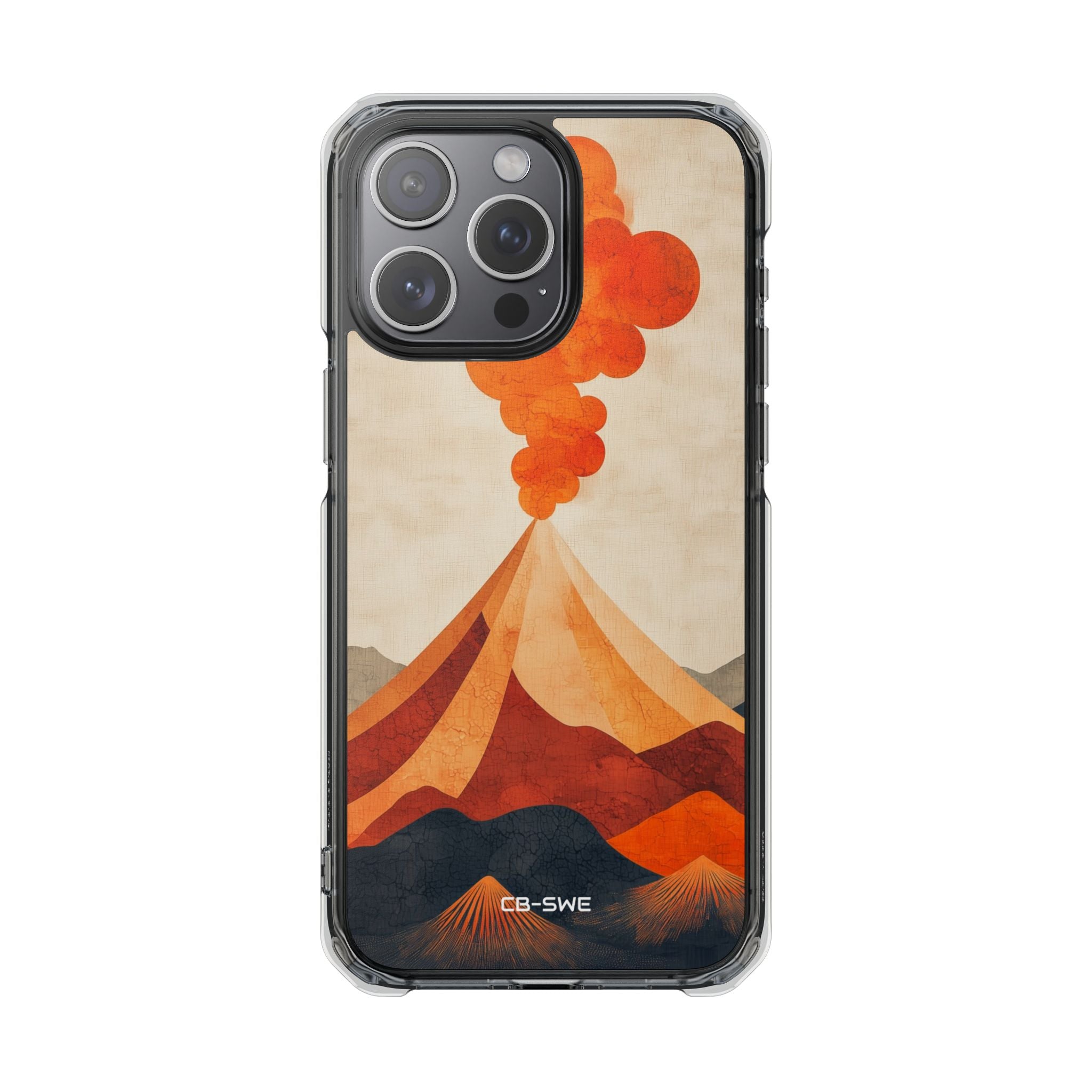 Erupting Heat Waves iPhone Case - Impact