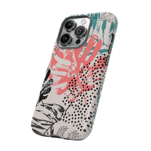 Rough Grunge Tropical - Protective Phone Case