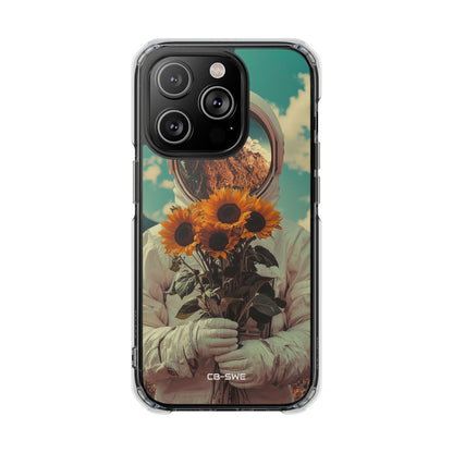 Sunflower Spacesuit Shine iPhone Case - Impact