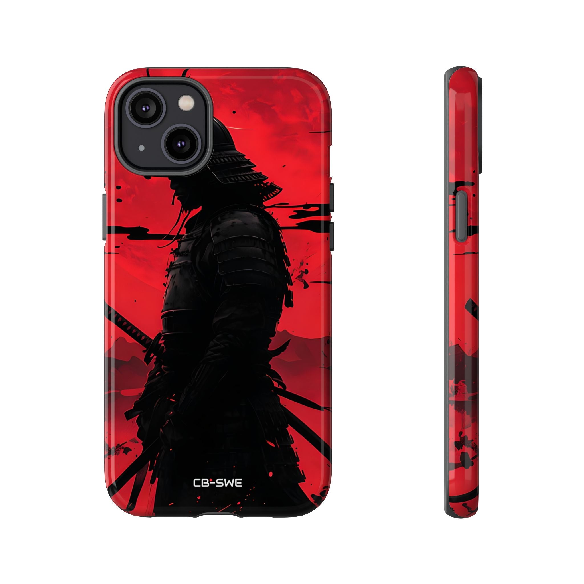 Red Samurai Shadow - iPhone Case